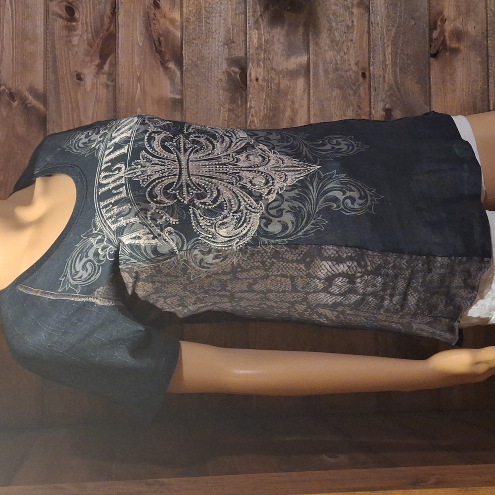 Affliction blouse - Picture 2 of 3